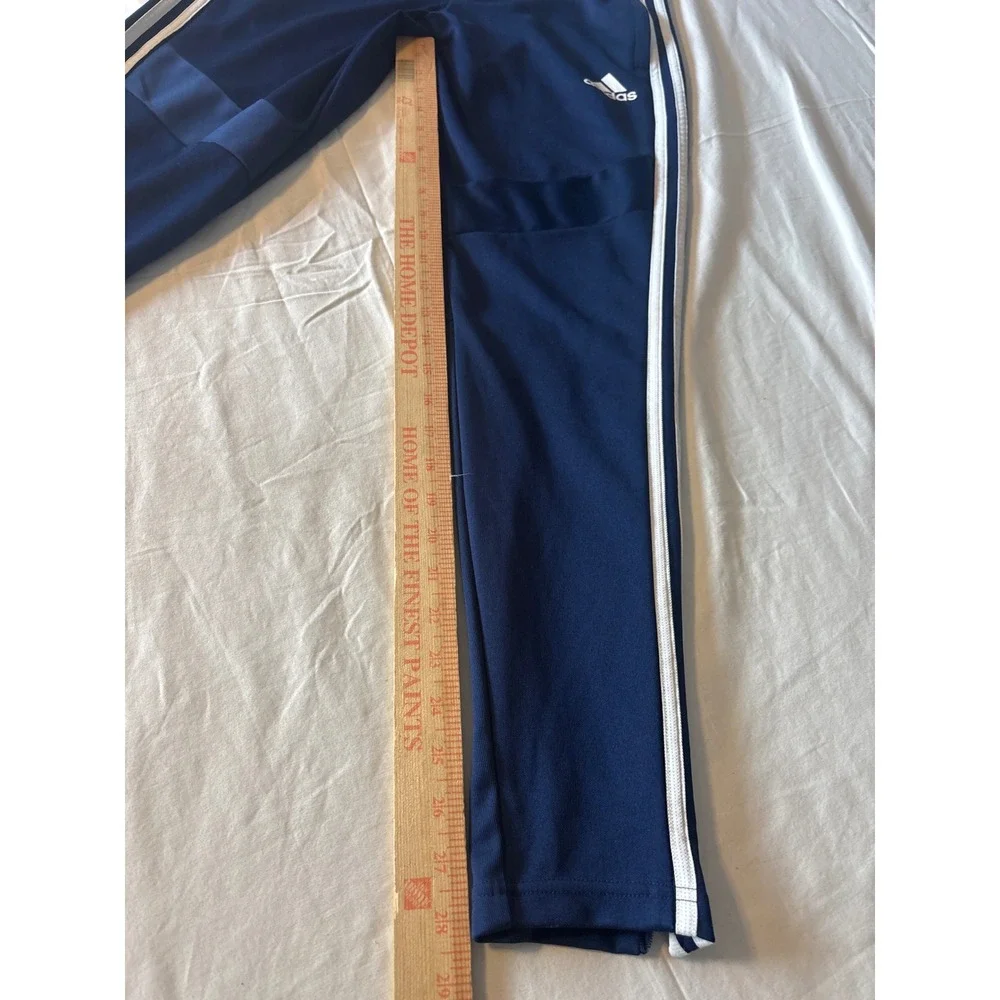 Adidas Tiro Track Pants S Navy Blue Tapered Soccer Joggers